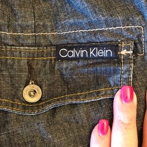 Comfy Calvin Klein “denim” Capri